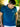 Le polo Tête de chien - peacock blue