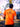 T-shirt Chasse Tricolore - orange