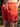 Short de bain - Rouge orangé