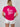 T-shirt fuschia Femme des bois
