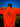 Polaire full-zipp Chasse Tricolore - orange