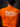 T-shirt "La chasse pour le chien et les copains" - Orange (Logo blanc)