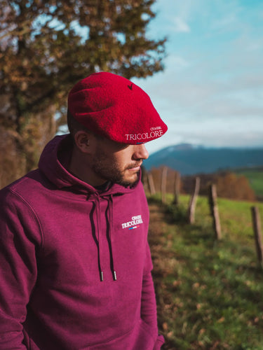 Le béret authentique Chasse Tricolore x Laulhère - rouge