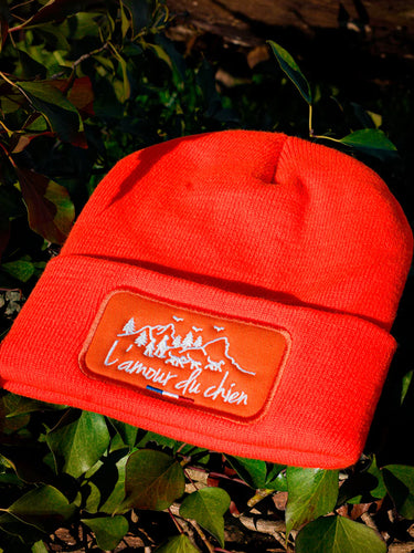Bonnet L'amour du chien Chasse Tricolore - orange