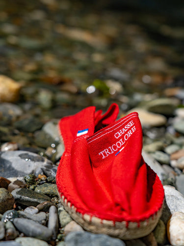 Espadrilles Chasse Tricolore - rouge