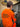 Sweat Enfant - "Les Valeurs Tricolore" Orange logo noir