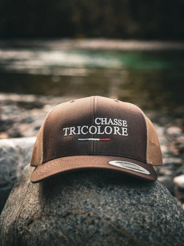 Casquette Chasse Tricolore - marron