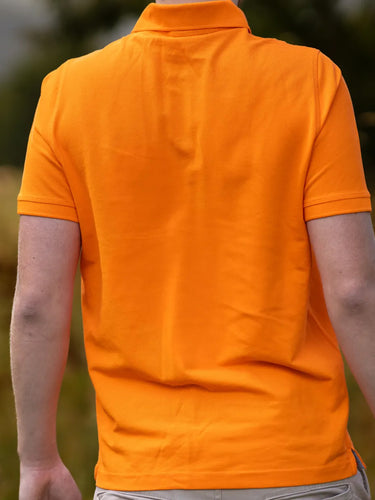 Le polo Chasse Tricolore - orange