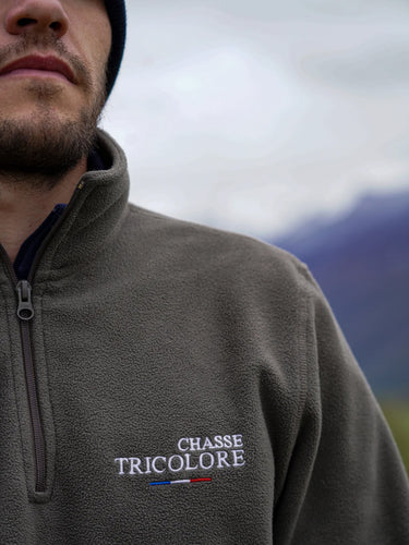 La polaire Chasse Tricolore - kaki