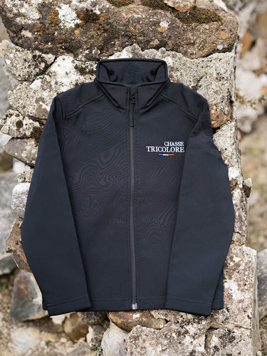 Veste softshell enfant "Amour du chien" - Noir