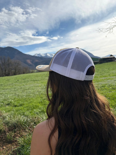 Casquette Chasse Tricolore - beige / blanc
