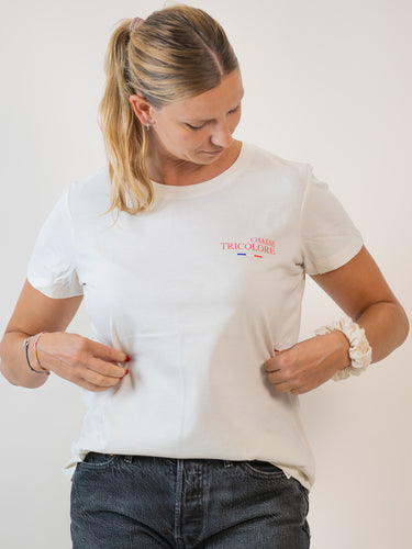 T-shirt ivory Femme des bois revisité