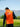 Softshell sans manches Valeurs Tricolores - orange