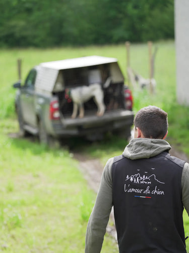 Softshell sans manches L'amour du chien