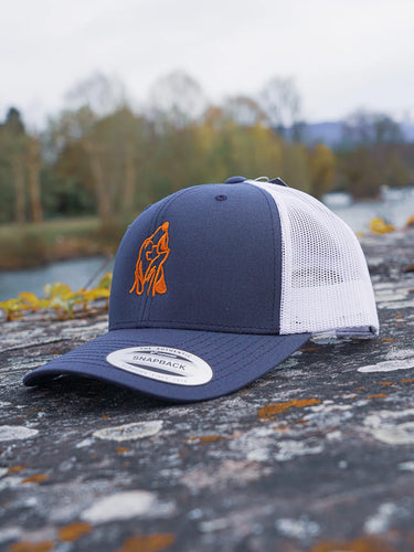 Casquette tête de chien - Navy/White