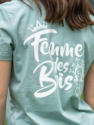T-shirt Femme des bois - vert jade