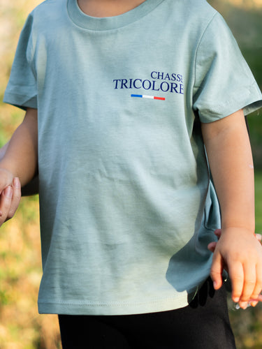 T-shirt enfant "Princesse des bois" - vert jade