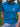 T-shirt unisexe Tête de chien - bleu