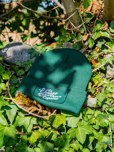 Bonnet "Les valeurs tricolore" - vert forêt