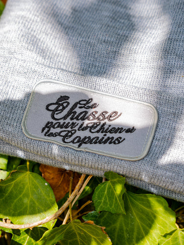 Bonnet "Les valeurs tricolore" - gris
