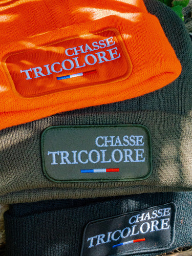 Bonnet "Chasse Tricolore" : Noir