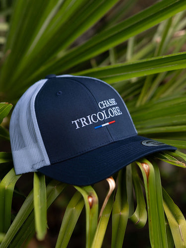 Casquette Chasse Tricolore - Navy / White