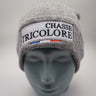bonnet chasse tricolore gris