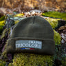 bonnet chasse tricolore kaki
