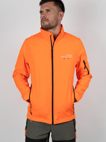 Veste softshell Amour du chien - orange