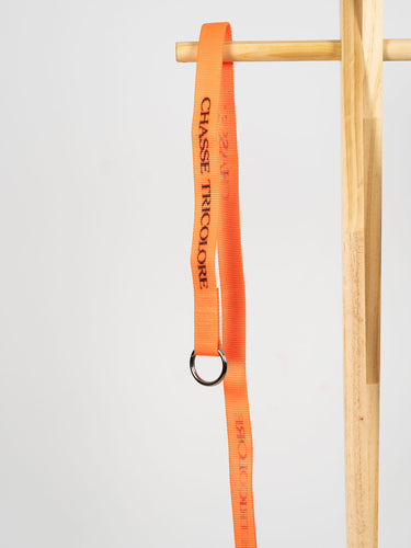 Longe Plate Nylon 4 m Tire sanglier Orange