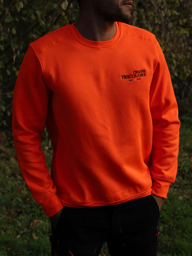 Sweat EPI Amour du chien - orange