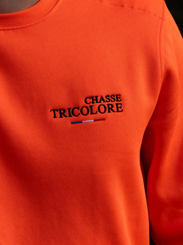 Sweat EPI Chasse Tricolore - orange fluo