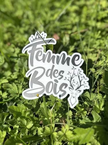 Autocollant Femme des bois