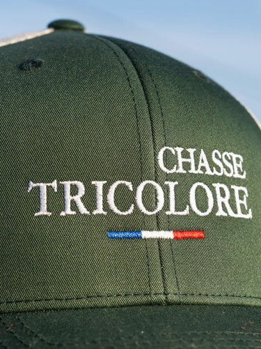 Casquette Chasse Tricolore - vert forêt