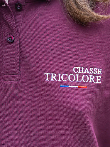 Polo femme - bordeaux