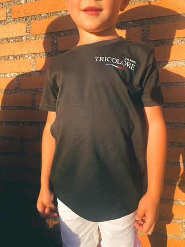 T-shirt enfant L'amour du chien - noir