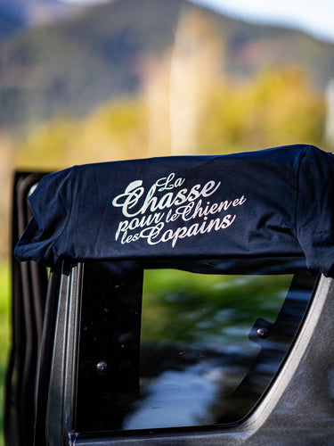 T-shirt La chasse pour le chien et les copains - navy