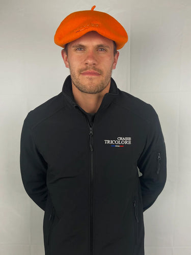 Veste softshell Les valeurs tricolores - noir