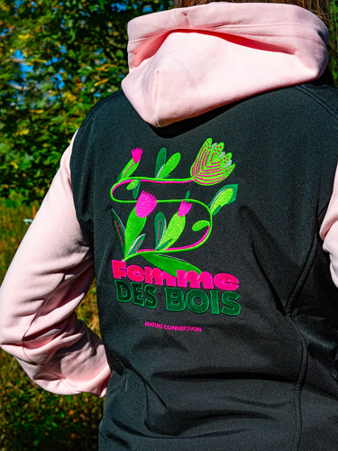 Veste softshell sans manche Femme des bois revisité